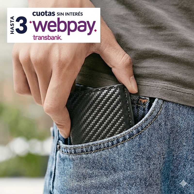 Billetera Hombre Carbono RFID/NFC - Imagen 2