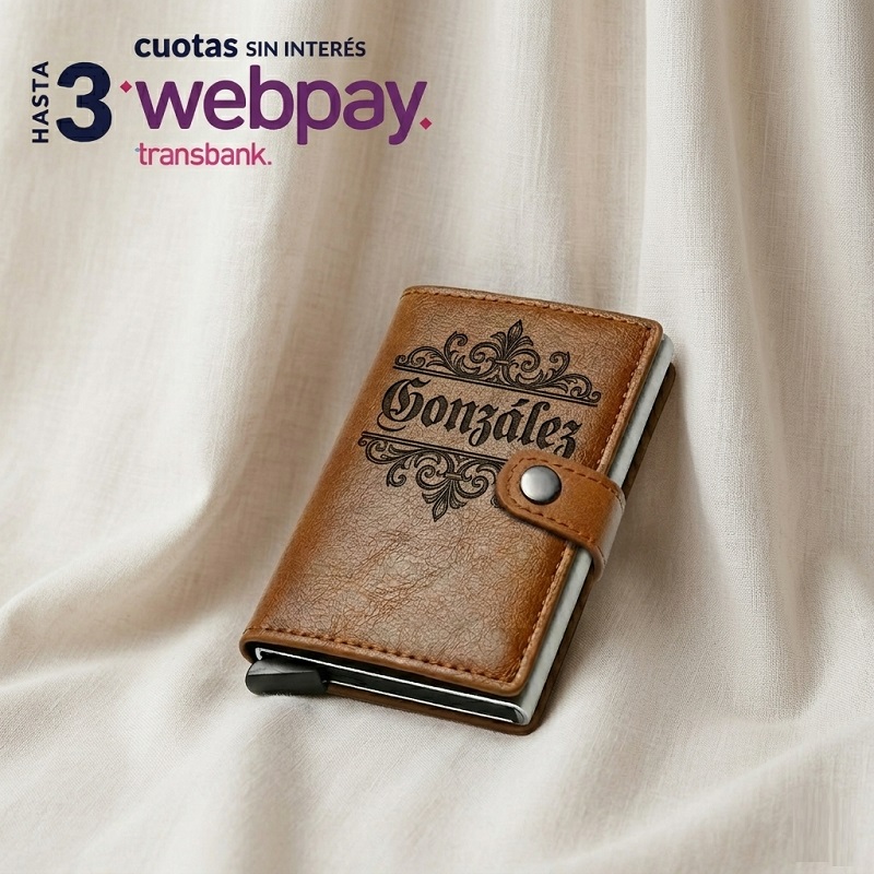 Billetera Hombre Cuero Cafe RFID/NFC - Imagen 5