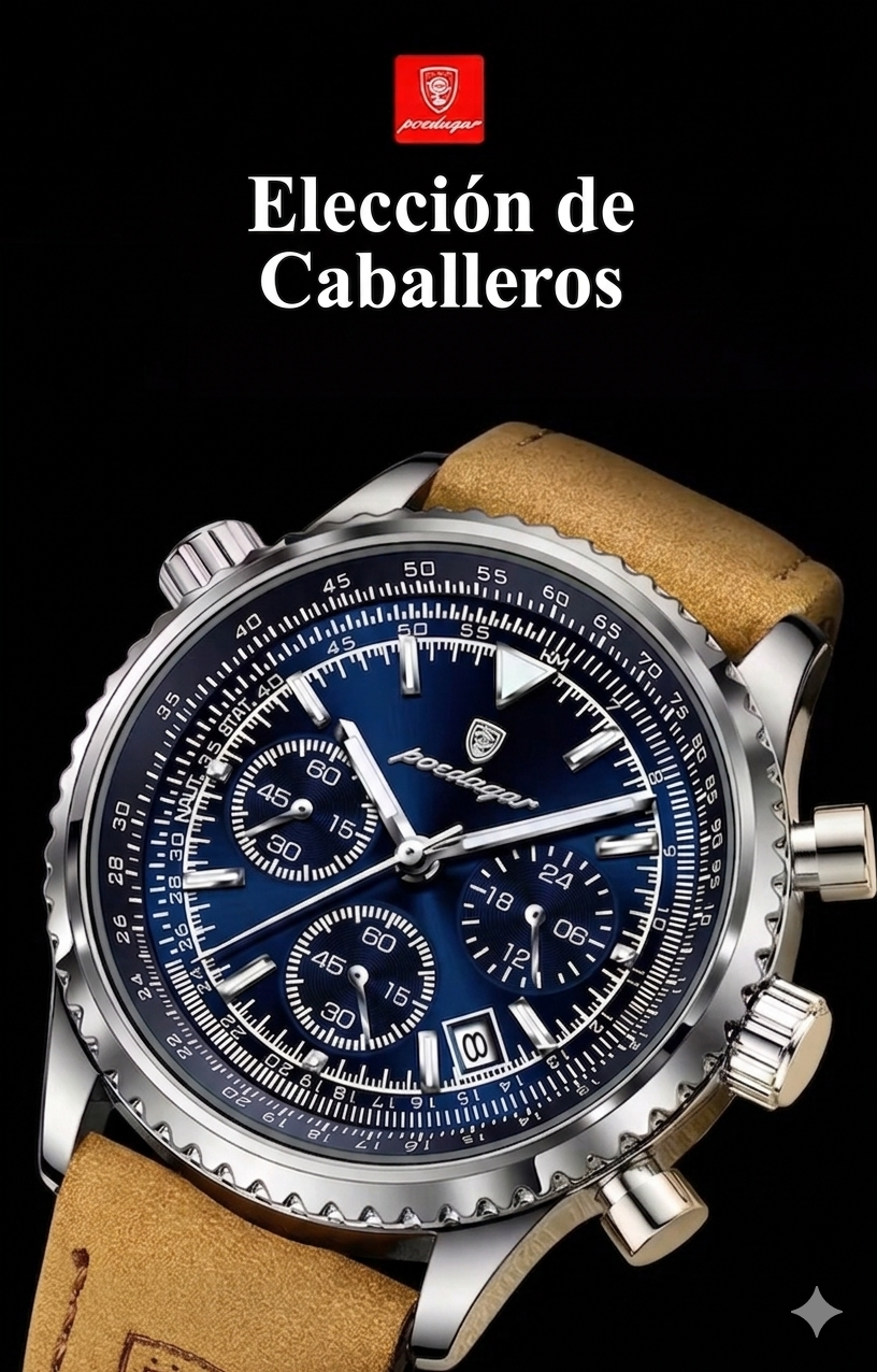 Reloj POEDAGAR Lujo Modelo 9601 Plata - Imagen 5