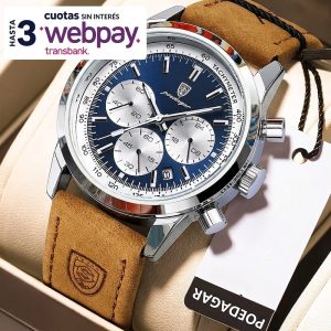 Reloj POEDAGAR Lujo Modelo 9601 Plata