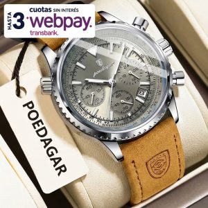 Reloj POEDAGAR Lujo Modelo 9601 Gris